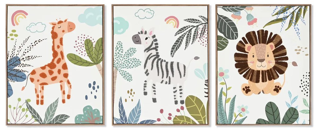 Καμβάς Home ESPRIT πολυστερίνη Καμβάς 40 x 3 x 50 cm