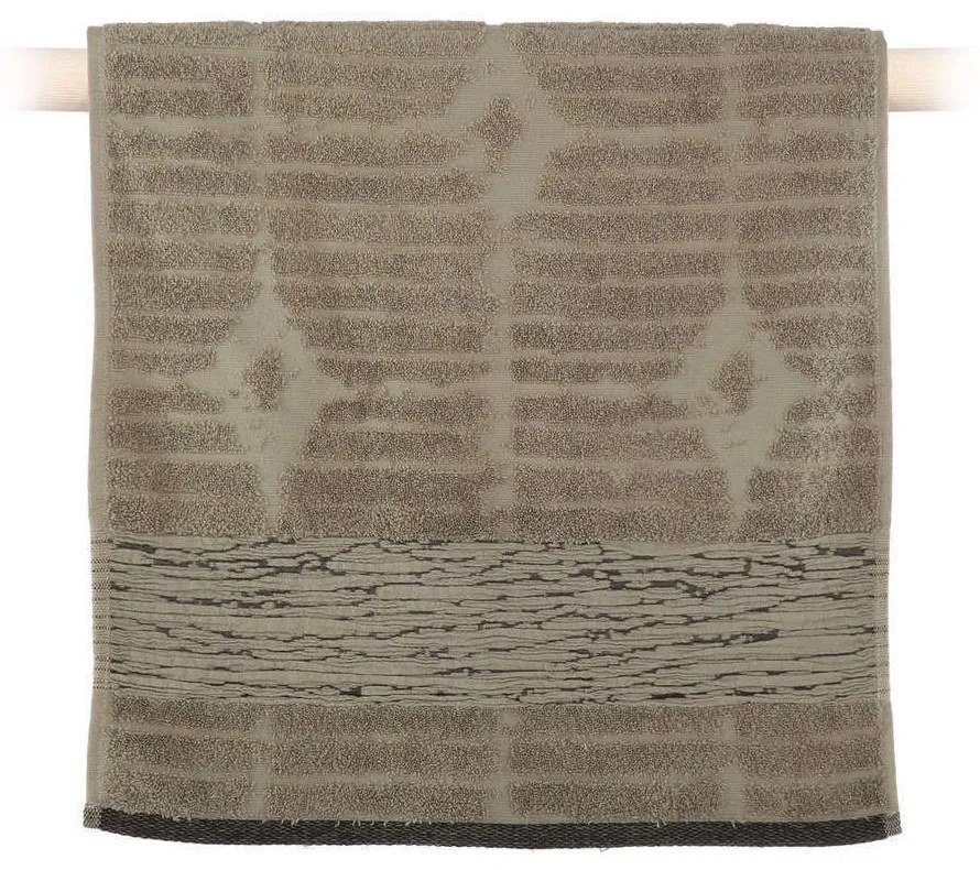 Πετσέτα Maze Brown Nef Nef Προσώπου 50x90cm 100% Cotton