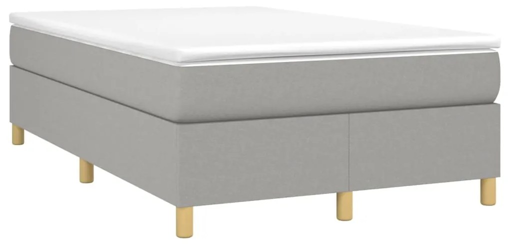 ΠΛΑΙΣΙΟ ΚΡΕΒΑΤΙΟΥ BOXSPRING ΑΝΟΙΧΤΟ ΓΚΡΙ 120X200 ΕΚ. ΥΦΑΣΜΑΤΙΝΟ 3120945