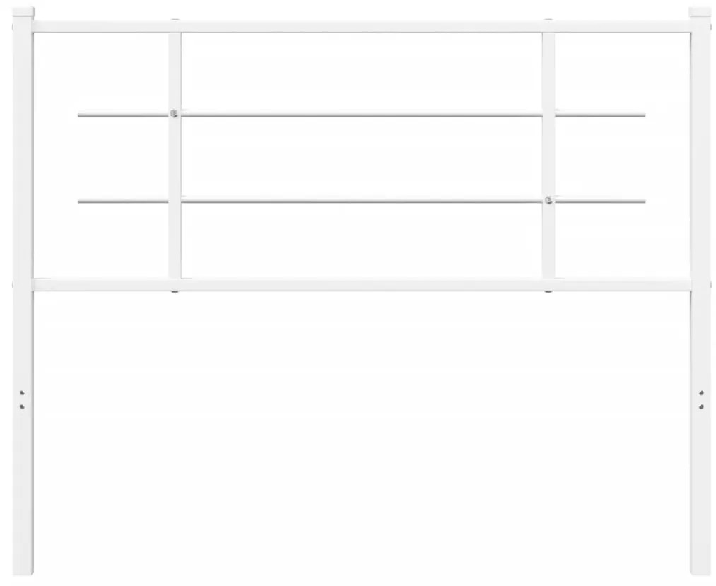 vidaXL Κεφαλάρι Λευκό 107 εκ. Μεταλλικό
