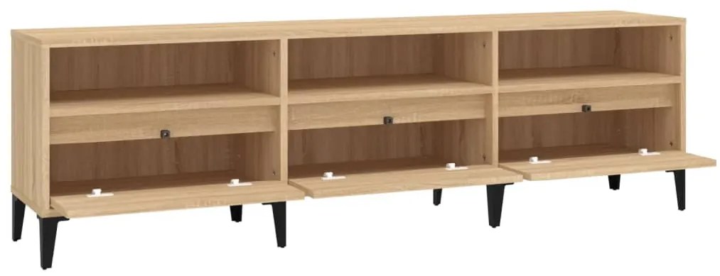 vidaXL Έπιπλο Τηλεόρασης Sonoma Δρυς 150x30x44,5 εκ. Επεξ. Ξύλο