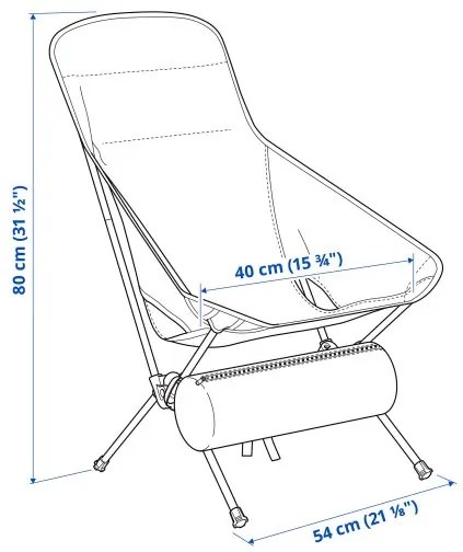 STRANDÖN πτυσσόμενη καρέκλα 805.758.43