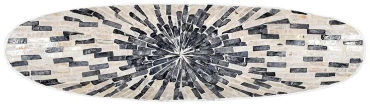 Διακοσμητικό Μπώλ Baboo - Κοχύλι Tear Drop FL01 Fylliana Γκρί - Λευκό 54x15x7 εκ. 54x15x7 εκ.