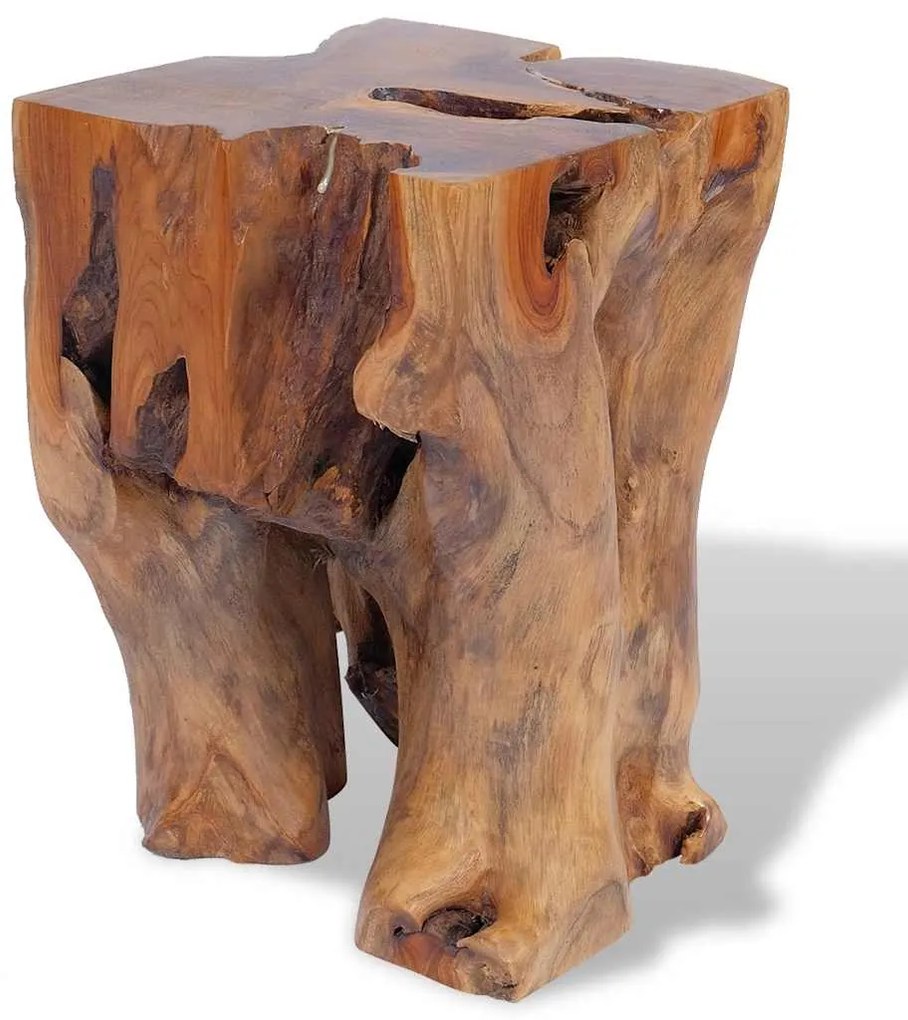 vidaXL Σκαμπό από Μασίφ Ξύλο Teak