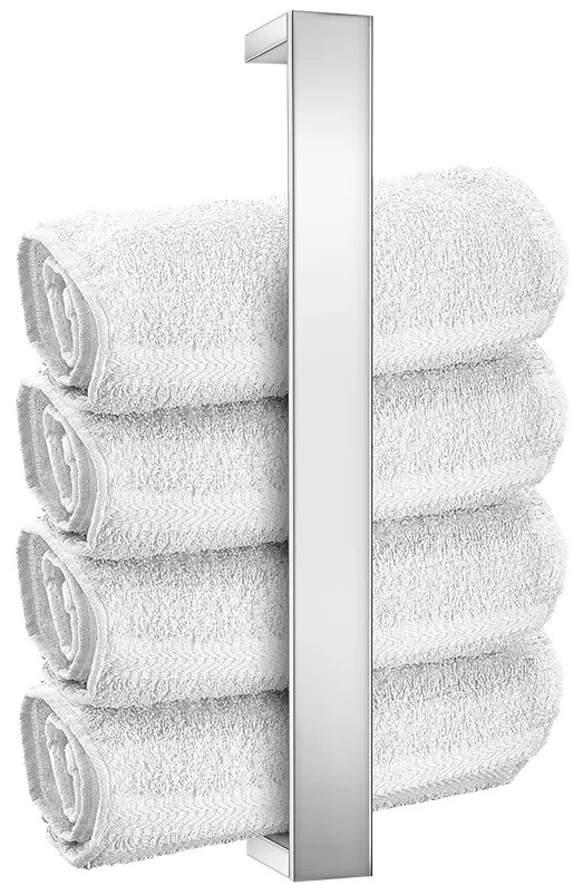 Θήκη Πετσετών Επίτοιχη W4xD6,5XH40 cm Χρωμέ Sanco Towel Rails 0833-A03