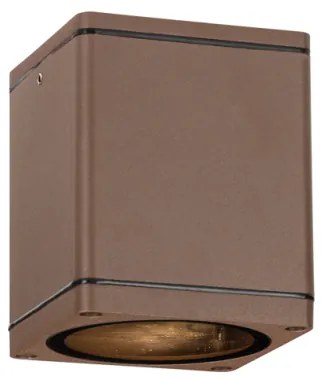 Σποτ Φωτιστικό Οροφής GU10 IP65 Τετράγωνο 35W Dasa ACA-LG2401GU10R-Σκουριασμένο LG2401GU10R