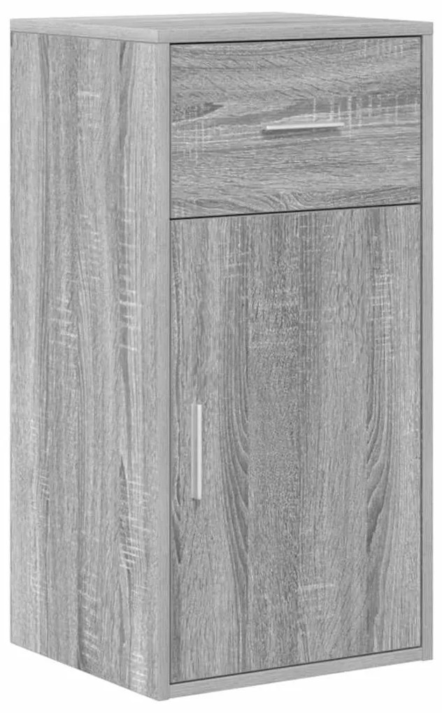 vidaXL Πλαϊνό γραφείο Γκρι sonoma 38 x 34,5 x 75 εκ Επεξεργασμένο ξύλο