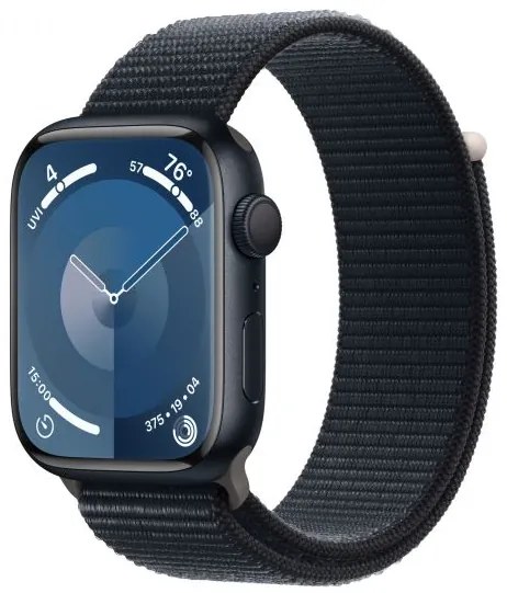 Apple Watch Series 9 GPS 45mm Midnight Aluminium Case with Midnight Sport Loop