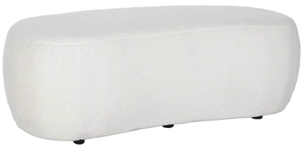 Σκαμπό DKD Home Decor Λευκό Μαύρο 130 x 62 x 43 cm