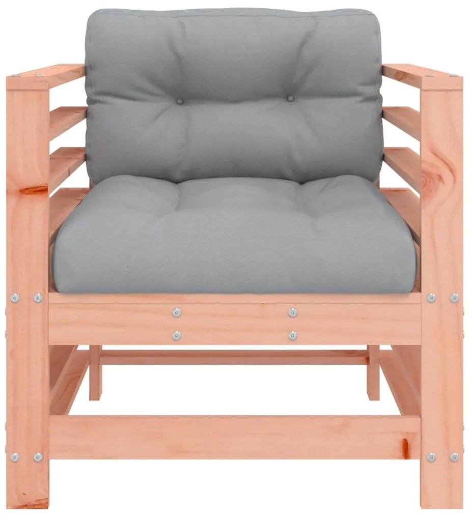 vidaXL Καρέκλες Κήπου με Μαξιλάρια 2 τεμ. από Μασίφ Ξύλο Ψευδοτσούγκας