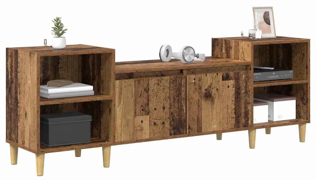 vidaXL Ντουλάπι TV Παλιό Ξύλο 160 x 35 x 55 εκ. Επεξεργασμένο ξύλο