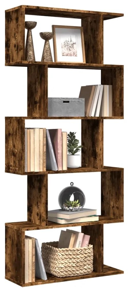 Βιβλιοθήκη/Διαχωριστικό Χώρου 5 Επ. Δρυς 70x24x161εκ. Επ. Ξύλο