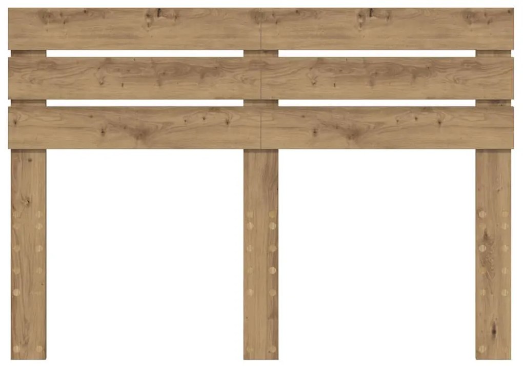vidaXL Κεφαλάρι με κεφαλάρι Artisan Oak 160 cm Επεξεργασμένο ξύλο
