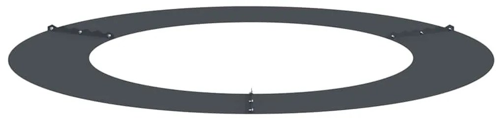 vidaXL Flat Tree Ring 5 τεμ. Ανθρακί Ø60/90 εκ. Ατσάλι