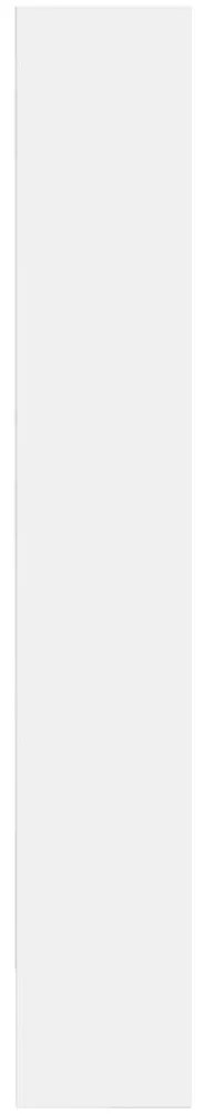 vidaXL Βιβλιοθήκη με 5 Ράφια Λευκή 80x30x189 εκ. Επεξεργασμένο Ξύλο