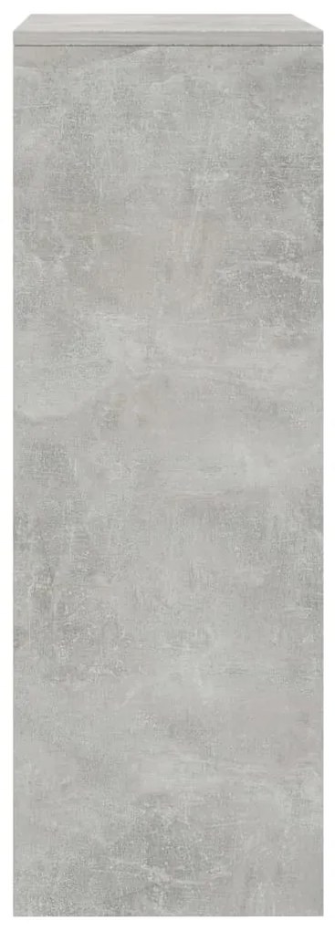 Συρταριέρα με 6 Συρτάρια Γκρι Σκυροδ. 50x34x96 εκ. Επεξ. Ξύλο 800670