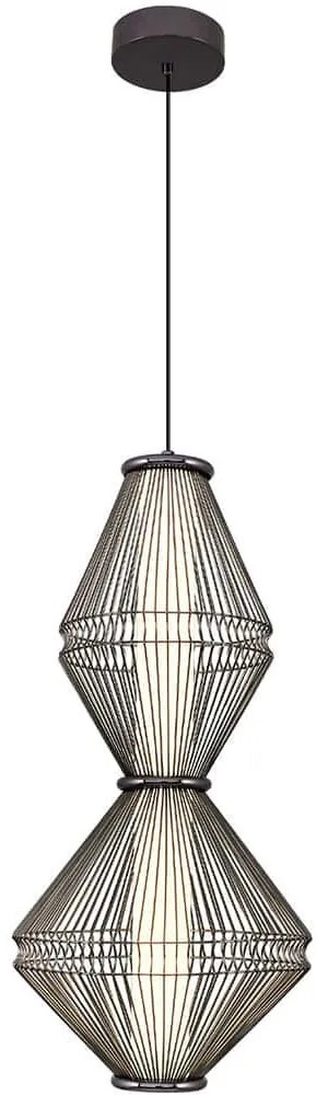 Φωτιστικό Οροφής 701CHD1668 Φ25x120cm Led 1600lm 16W 3000K Platinum Opviq