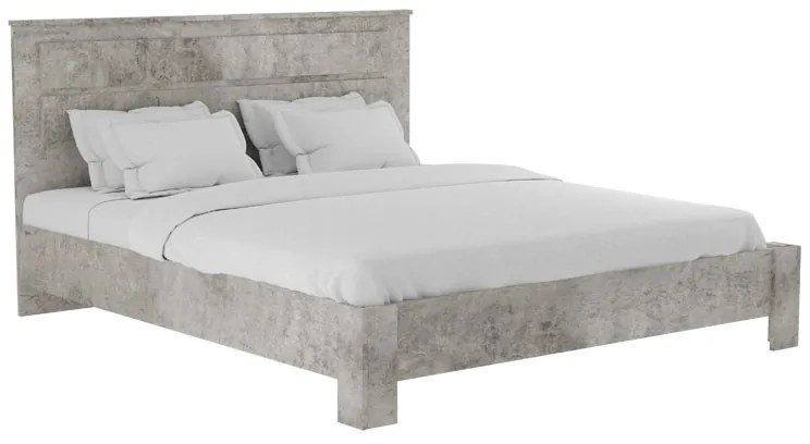 Intrahome Κρεβάτι διπλό OLYMPUS Intrahome σε antique ανθρακί απόχρωση 160x200εκ | SKU: INTRAPA-234111201