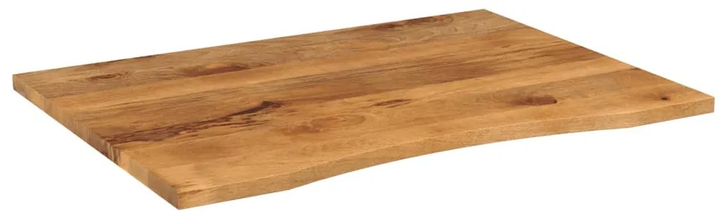 vidaXL Επιφάνεια Γραφείου Καμπύλη 100x80x2,5 εκ Μασίφ Ακατ. Μάνγκο
