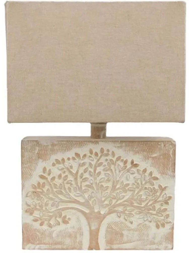 Φωτιστικό Επιτραπέζιο Oliva 019796 28x10x42cm Ε27 40W White-Beige