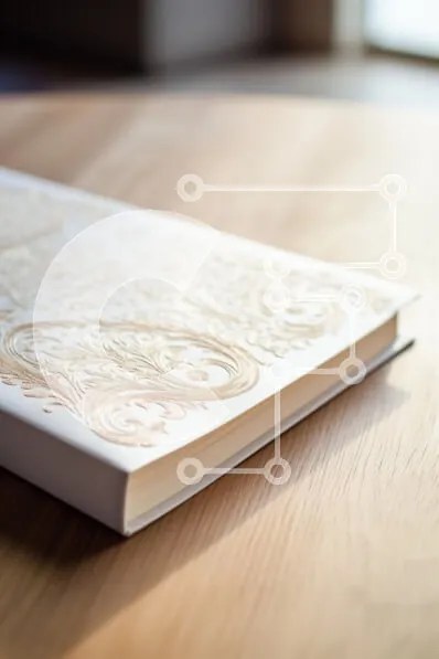 Intra Συλλεκτικό Ξύλινο Παζλ Plywood  4mm - Κομψό βιβλίο σε ξύλινη επιφάνεια Σε Ξύλινο Κουτί - Διαστάσεις: 10x10 cm – 25 κομμάτια