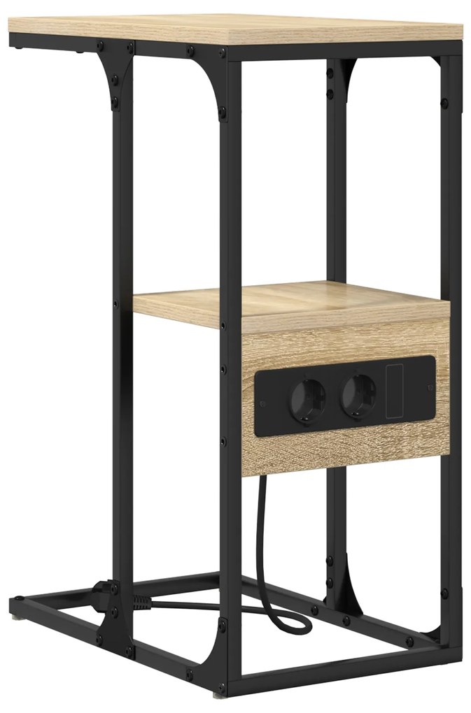 vidaXL Κομοδίνο Sonoma Δρυς 41.5 x 26 x 60.5 εκ Επεξεργασμένο ξύλο