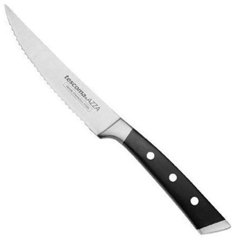 Μαχαίρι Φαγητού Azza 884511 Φ13cm Black-Silver Tescoma Ανοξείδωτο Ατσάλι