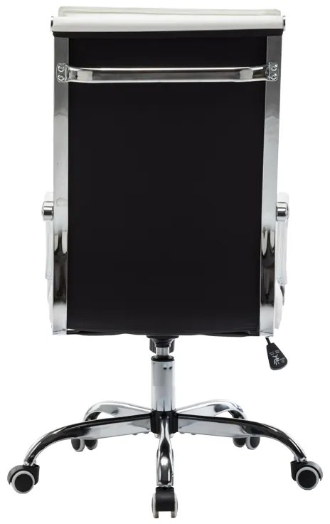 Καρέκλα γραφείου διευθυντη Mavel pakoworld PU λευκό 55x62x100-110εκ