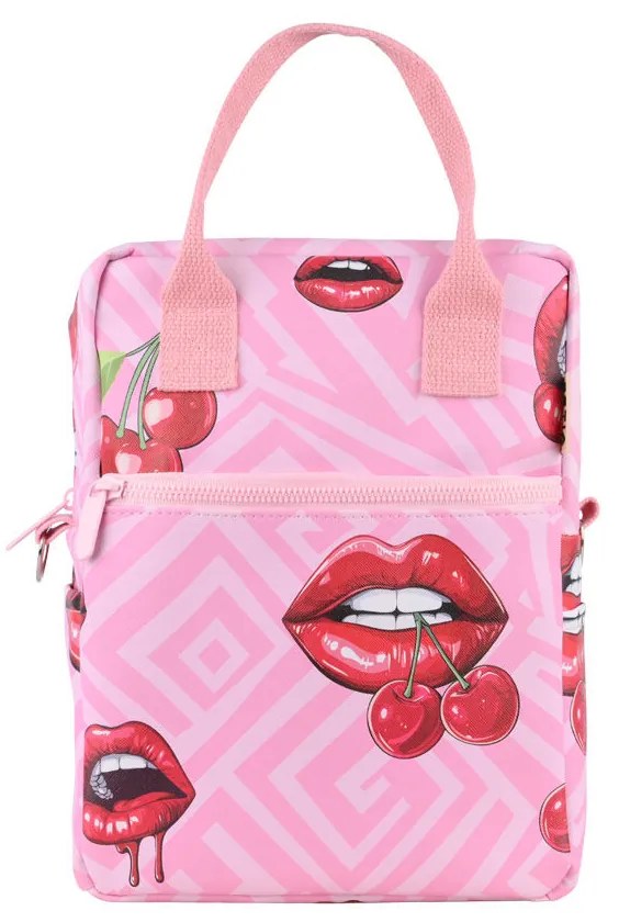 Τσάντα Φαγητού Ισοθερμική PVC Leather Blush Pop 7lt-20x14x27εκ. Save The Aegean Estia 01-32968