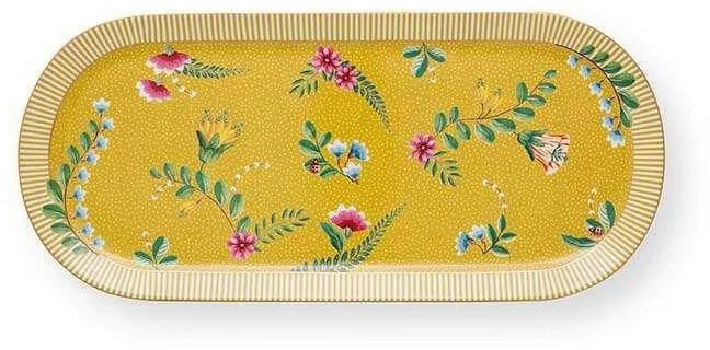 ΔΙΣΚΟΣ ΣΕΡΒΙΡΙΣΜΑΤΟΣ 33.3x15.5cm PIP STUDIO - LA MAJORELLE 51018142 (ΚΙΤΡΙΝΟ)