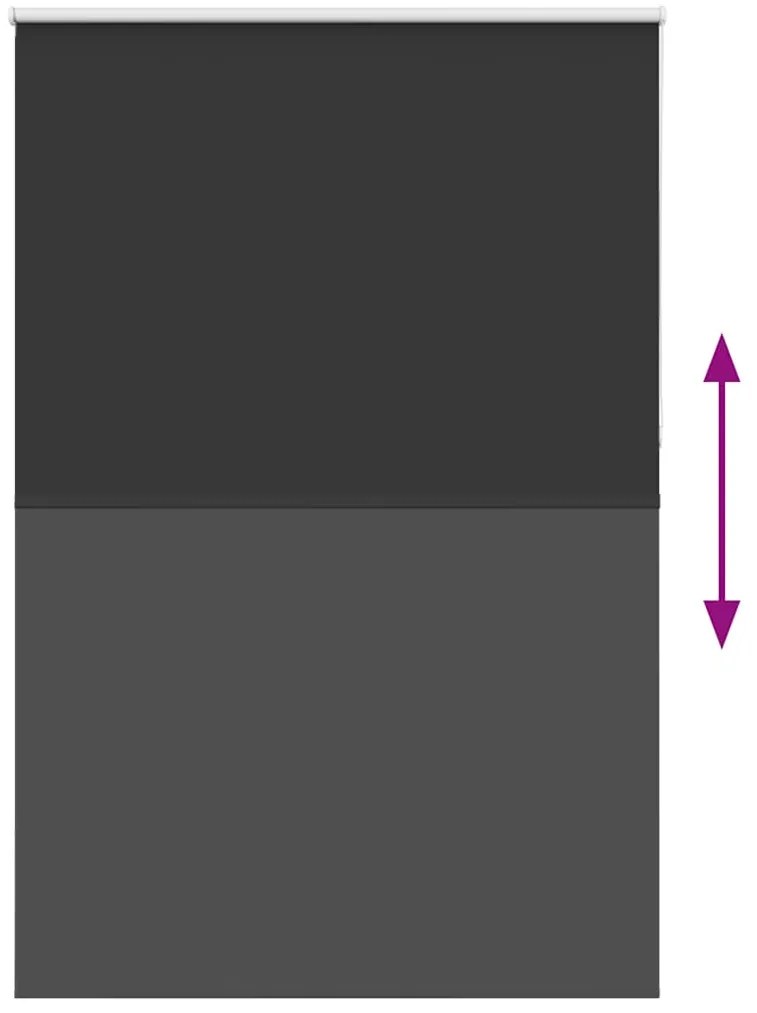 vidaXL Roller Blind Blackout Μαύρο 160x230 cm Πλάτος υφάσματος 156,6cm