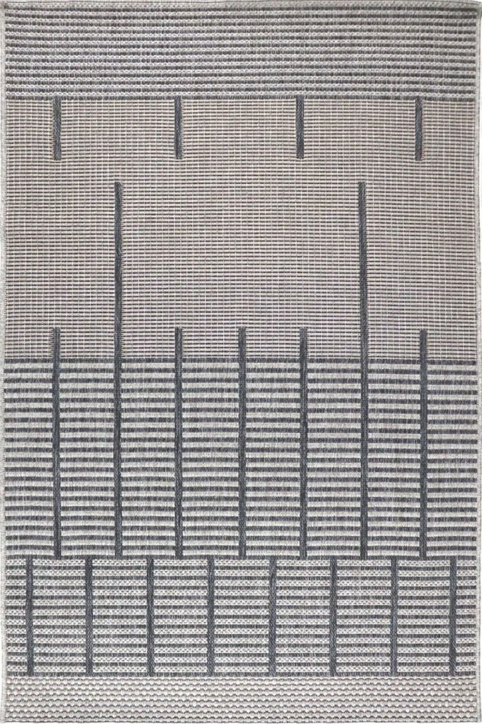 Χαλί Ψάθινο Magic 59001 Grey Fasilis 160X230cm