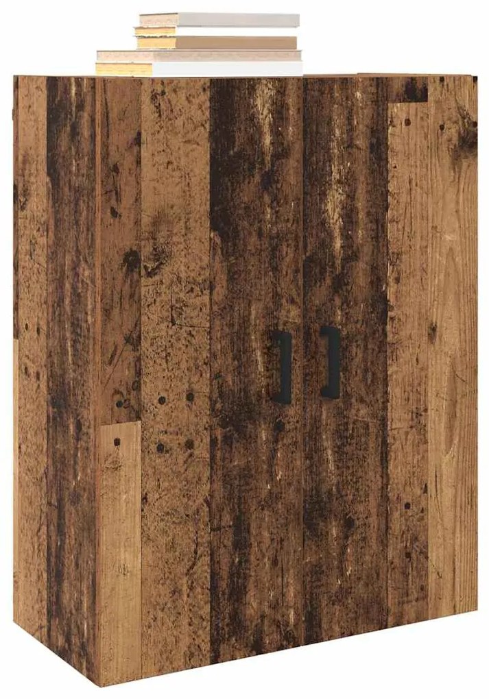 vidaXL Ντουλάπα Τοίχου Επιτοίχιο Παλιό ξύλο 69,5 x 34 x 90 εκ.