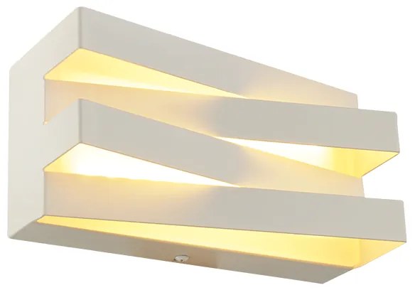 ΕΠΙΤΟΙΧΟ Φ/Σ LED 12W 3000K 960LM ΛΕΥΚΟ ΜΕΤ/ΚΟ 20X11X9CM MILANO ACA V80LEDW20WH