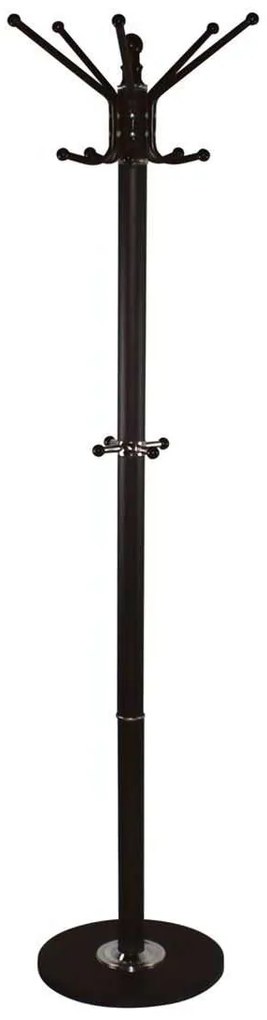 Καλόγερος PROMO Μεταλλικός Καρυδί D. 36 H.172cm