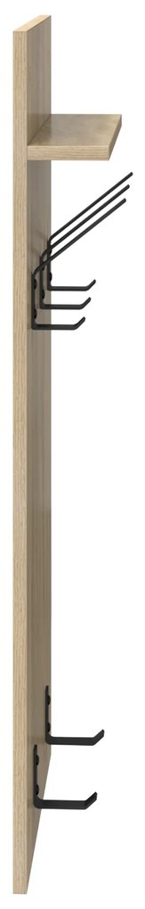 vidaXL Τοίχου Κρεμάστρα Sonoma Δρυς 90 x 40 x 10 εκ Επεξεργασμένο ξύλο