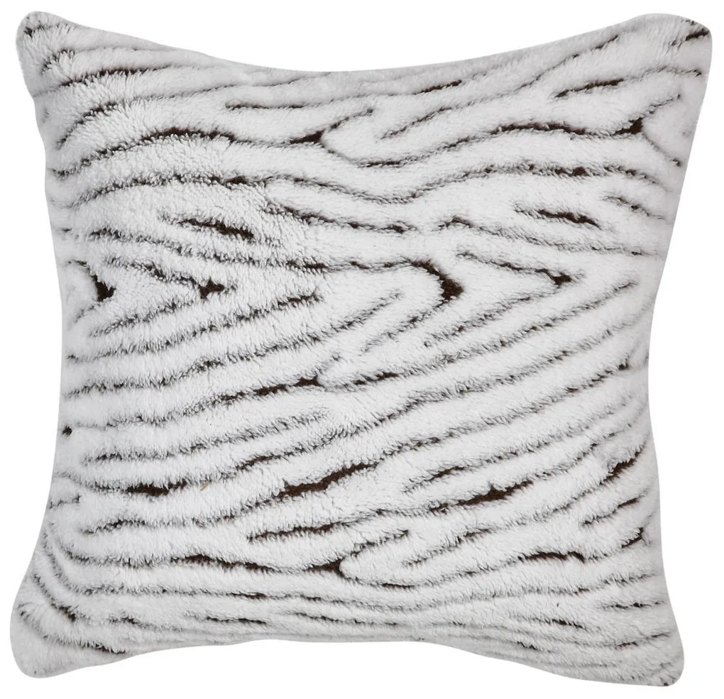 Διακοσμητική Μαξιλαροθήκη (50x50) Kentia Stylish Luciana 30 White/Black