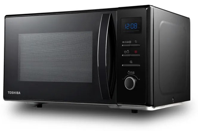 Φούρνος μικροκυμάτων 4in1 Toshiba MW2-AC25TBK, 25 l, 950W, Grill 1100W, Convection 2100W, Κεραμική επίστρωση, Μαύρο