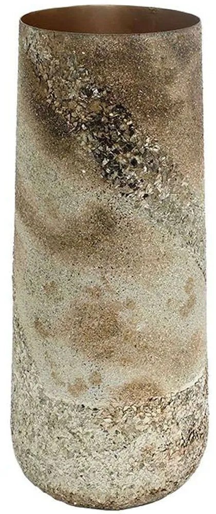 Βάζο Μεταλλικό 943-124-012 17x40cm Multi-Gold Metal