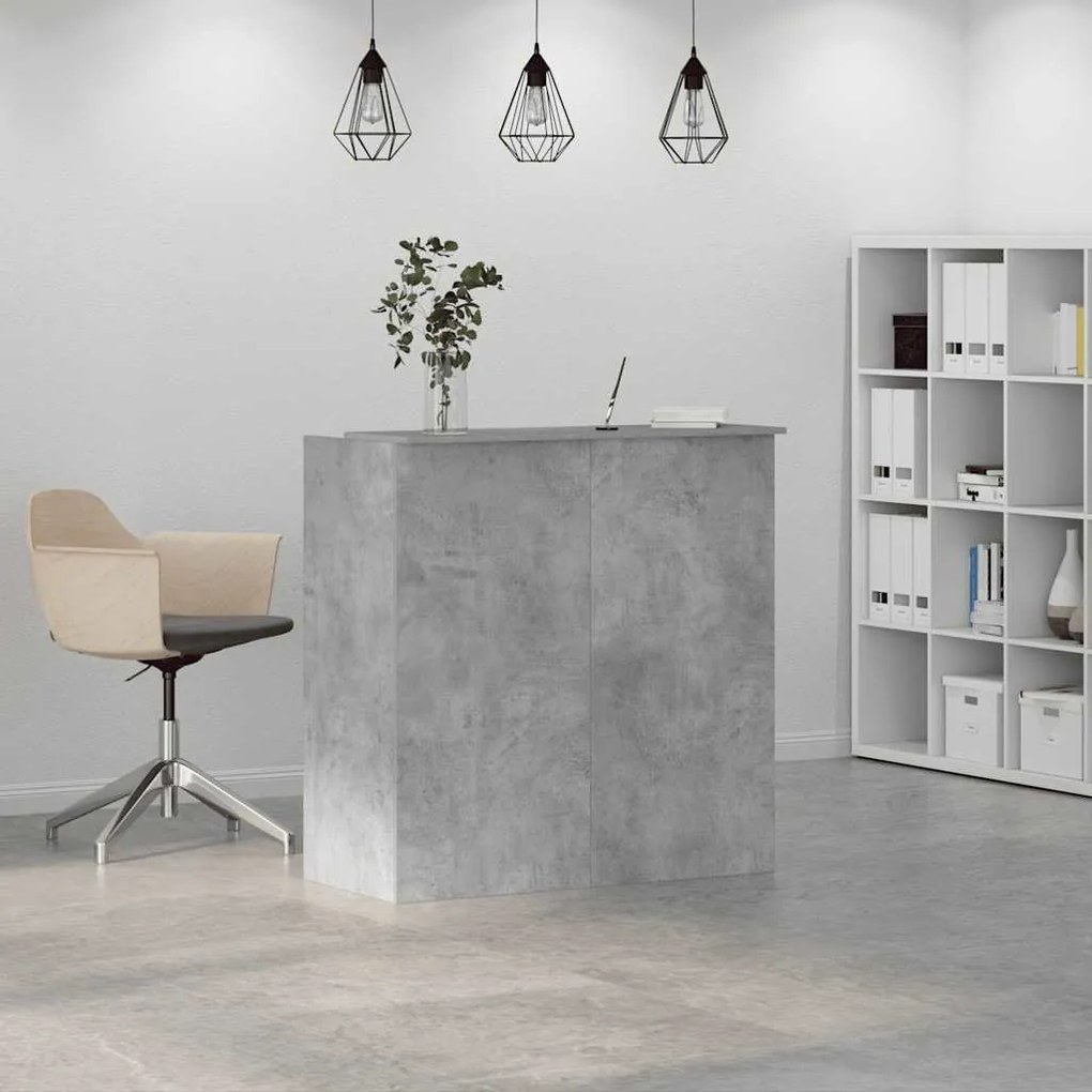 vidaXL Γραφείο υποδοχής 100x50x103,5 εκ. Επεξεργασμένο Ξύλο
