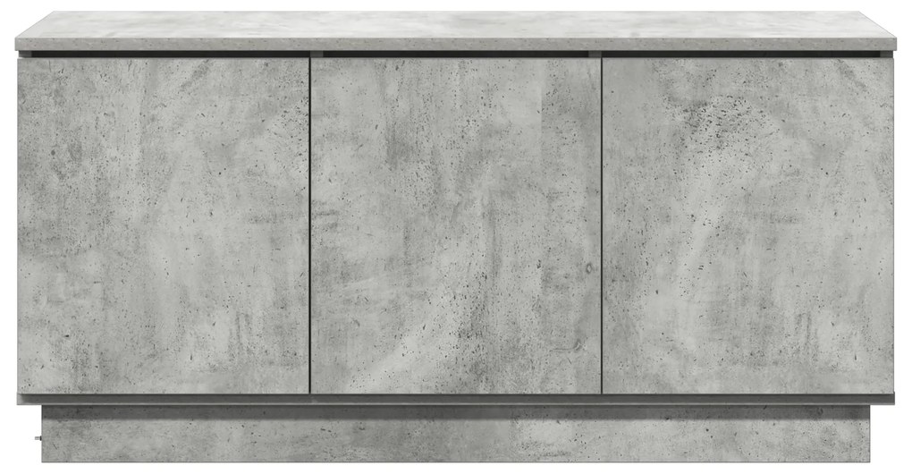 vidaXL Τηλεοπτική Ντουλάπα Σκυρόδεμα Γκρι 100x38x49 εκ. Επεξεργασμένο Ξύλο