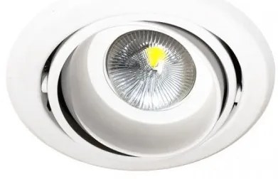 Χωνευτό Σποτ Φωτιστικό Ψευδοροφής Downlight LED 42W Διπλή Περιστροφή 4000Κ Φ19,5cm Dos 195-G Interlight-17329-Λευκό 17329