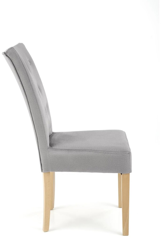 VERMONT chair, honey oak / grey Monolith 85