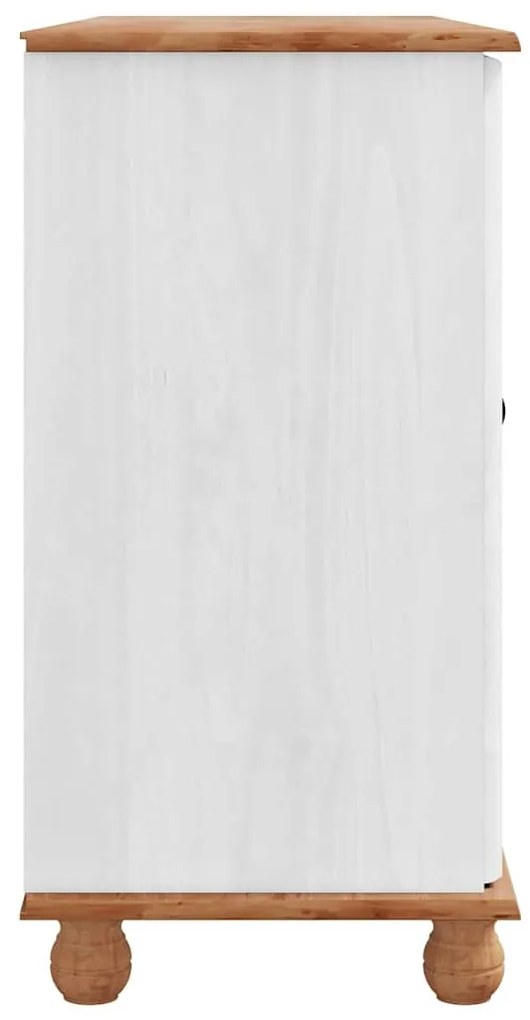 vidaXL Πλαϊνό γραφείο ASKIM 133,5 x 40 x 79 εκ. Μασίφ ξύλο πεύκου