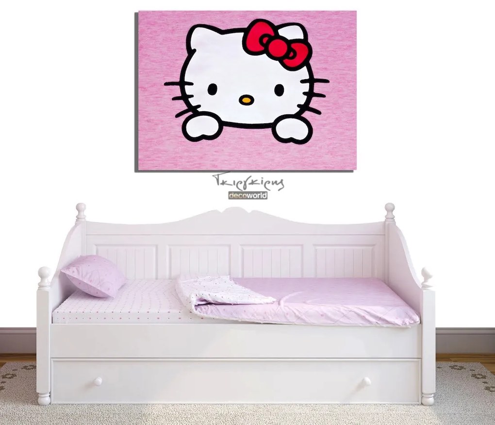 Παιδικός πίνακας σε καμβά Hello Kitty KNV058 80cm x 120cm