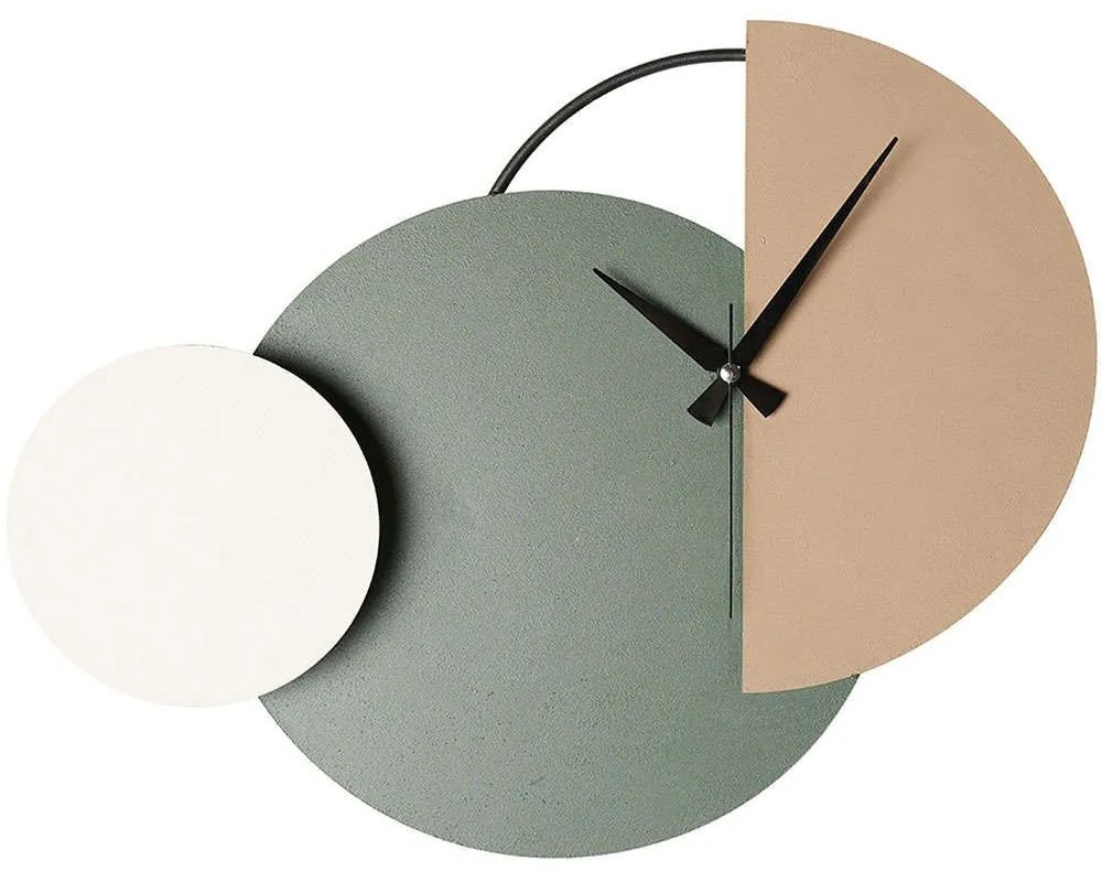 Ρολόι Τοίχου Mateen 902LMN1112 47x31cm Multi Wallity Metal