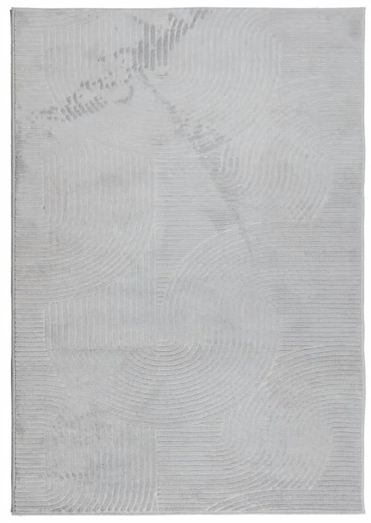 vidaXL Χαλί IZA με Κοντό Πέλος Σκανδιναβική Εμφάνιση Γκρι 140x200 εκ.