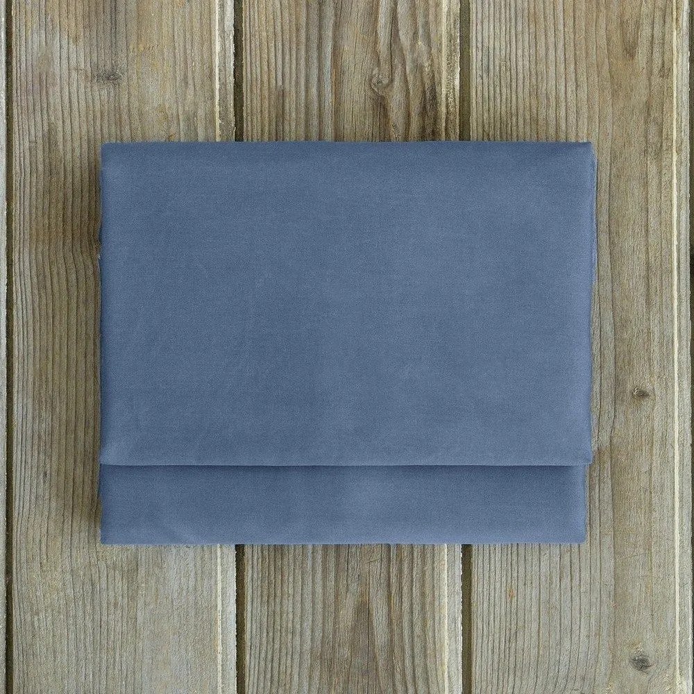 Σεντόνι Superior Satin Shadow Blue Nima Υπέρδιπλo 240x260cm 100% Cotton Satin