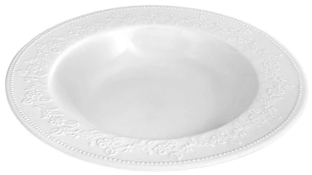 Πιάτο Βαθύ Kea PRPW350002 Φ23cm White Oriana Ferelli® Πορσελάνη