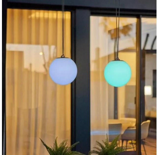 Κρεμαστό Φωτιστικό Οροφής LED IP65 RGBW Norai New Garden-LUMNRB025WLNW-Μπεζ LUMNRB025WLNW